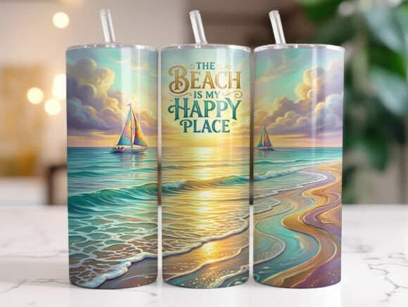 20oz the Beach is My Happy Place Tumbler Review