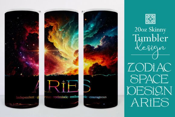 Aries Zodiac Space Tumbler Wrap 2 Review