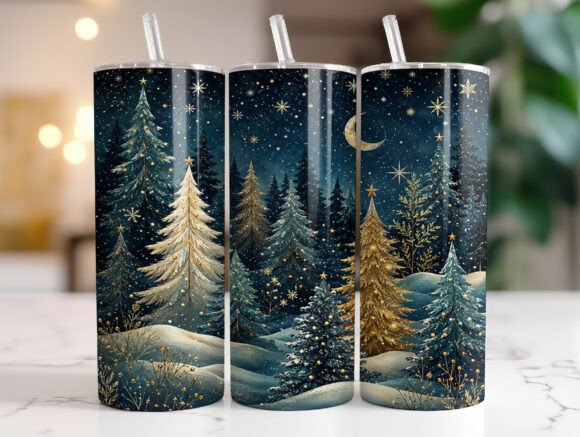 Christmas Forest Snowflake Tumbler Wraps Review