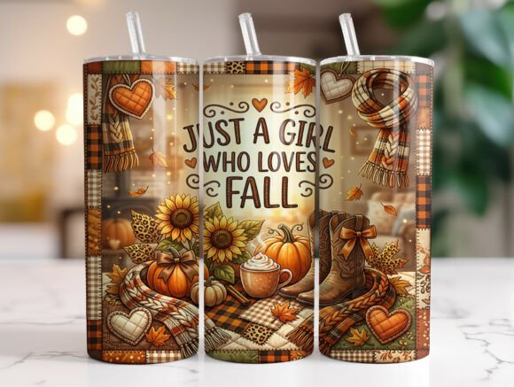 Cozy Fall Girl Tumbler Wrap Design Review