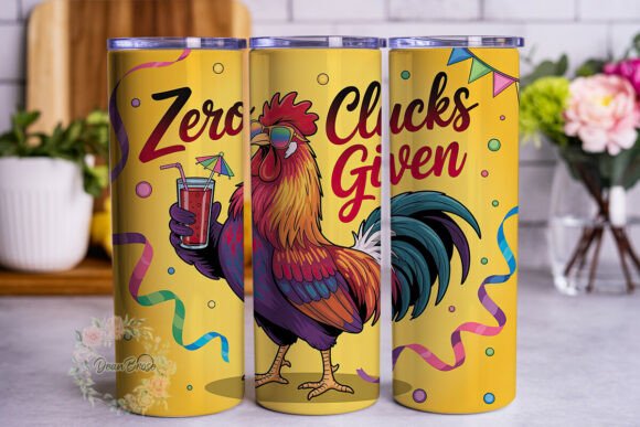 Funny Rooster Summer Cocktail Tumbler Design Review
