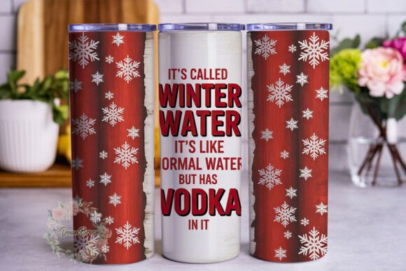 Funny Winter Water Vodka Tumbler Wrap Review