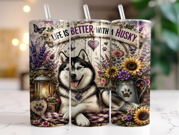Life is Better with a Husky Tumbler Wrap Review