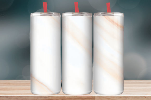 Minimal White Marble Soft Vein Tumbler Review