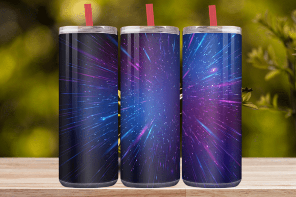 Neon Cosmic Burst Tumbler Wrap Review