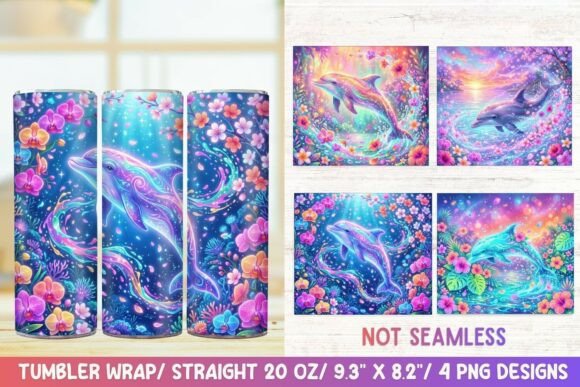 Neon Dolphin Tumbler Wrap Review