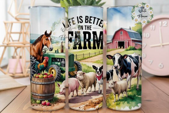 Rustic Farm Animals Tumbler Wrap Review
