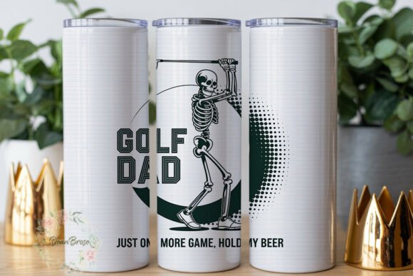 Skeleton Golf Dad Tumbler Wrap Review
