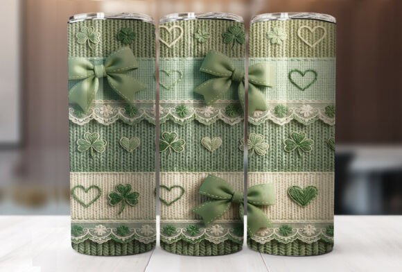 St Patricks Day Faux Yarn Tumbler Wrap Review