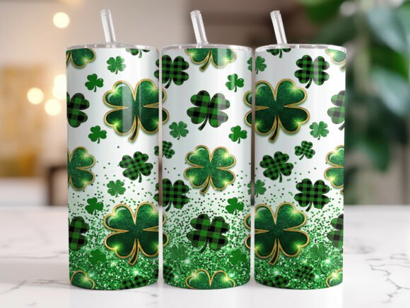 St Patricks Day Shamrock Glitter Tumbler Review