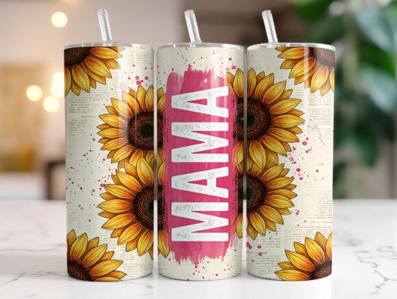 Sunflower Mama Floral Tumbler Wrap Review