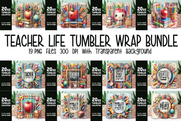 Teacher Life Tumbler Wrap Bundle Review